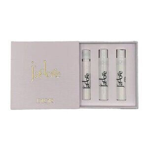 New in Box Dior 3 Piece Sample Set J'adore Parfum d'Eau +‎ EDP  + L'Or